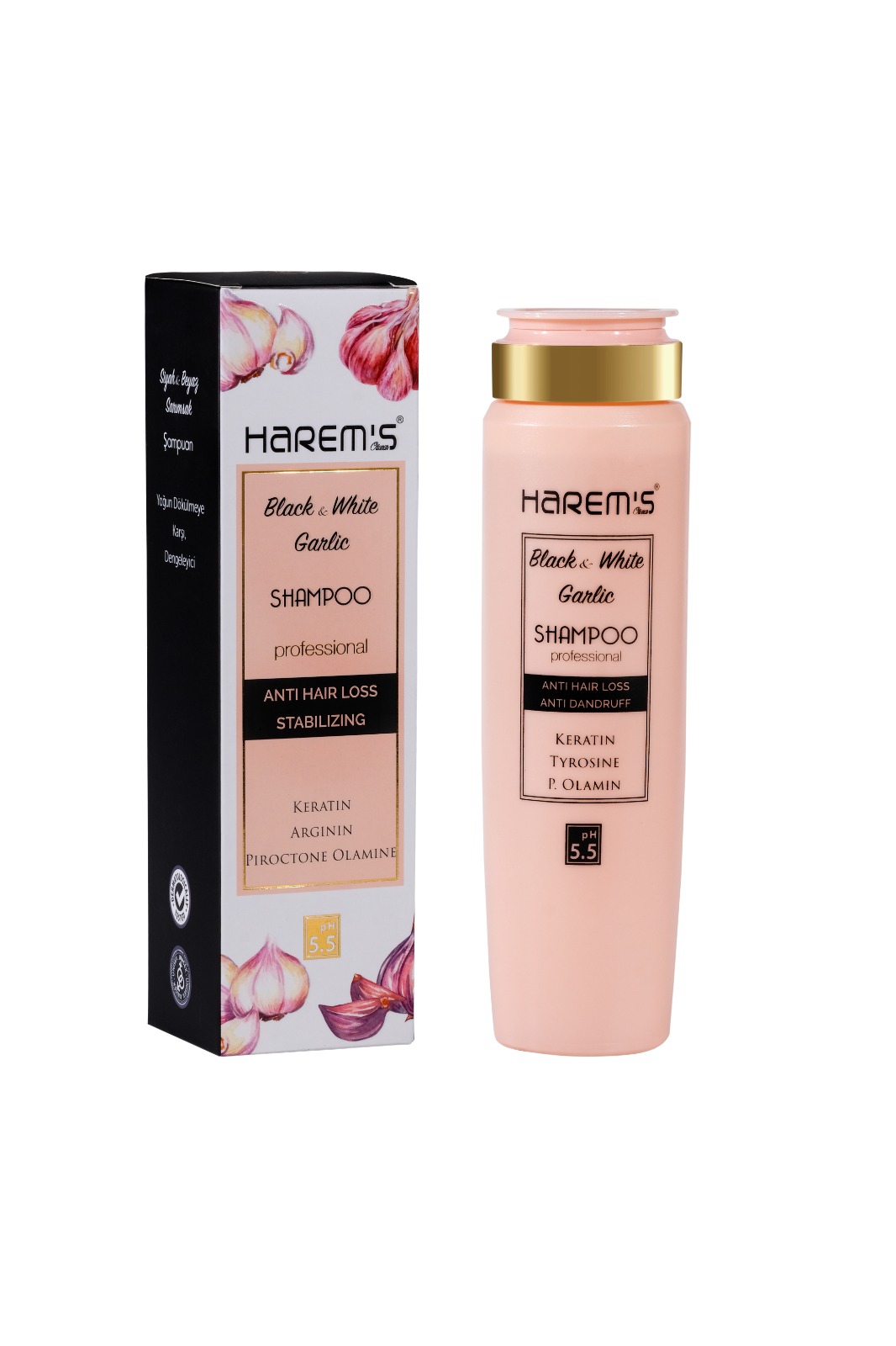 Black & White Garlic Shampoo 350 ml